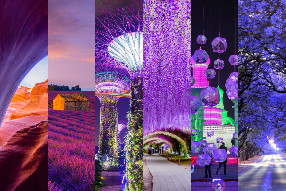 8 Purple Places You Need to Add to Your Bucket List (with Map + Images)