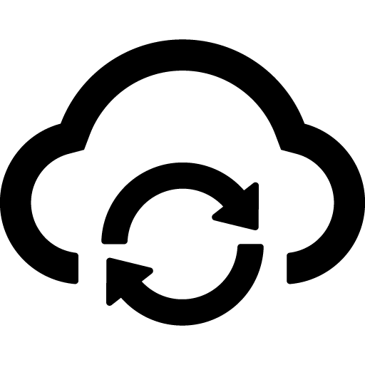 Cloud sync icon svg png free download 2