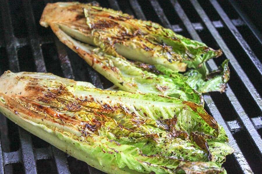 Grilled Romaine Hearts (Easy Grilling Recipe)