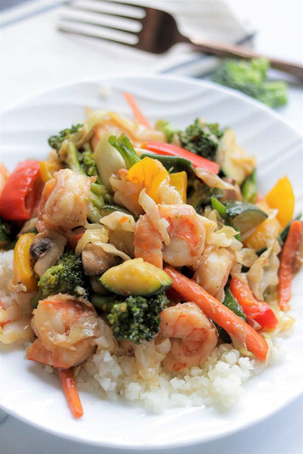 Keto Stir Fry with Shrimp (Easy Tasty + Video) Seeking Good Eats