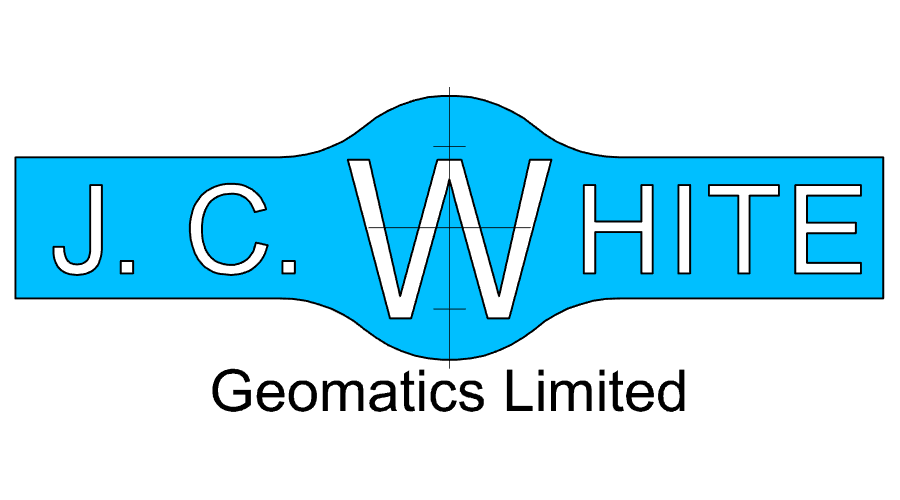 JC White Geomatics Vector Logo Free Download (.SVG + .PNG) format