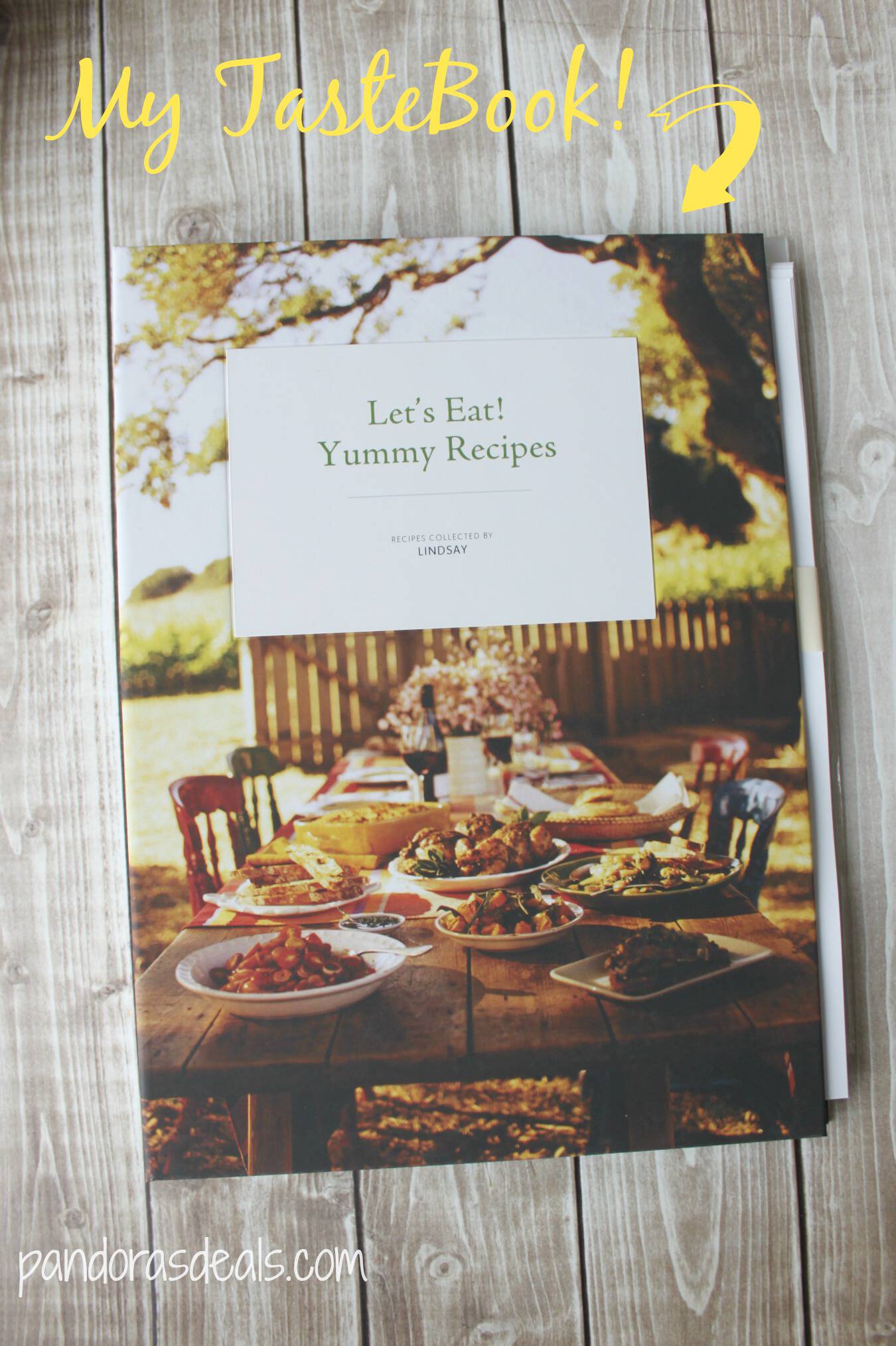 TasteBook Create A Custom Cookbook & AHA Recipes Pandora's Deals