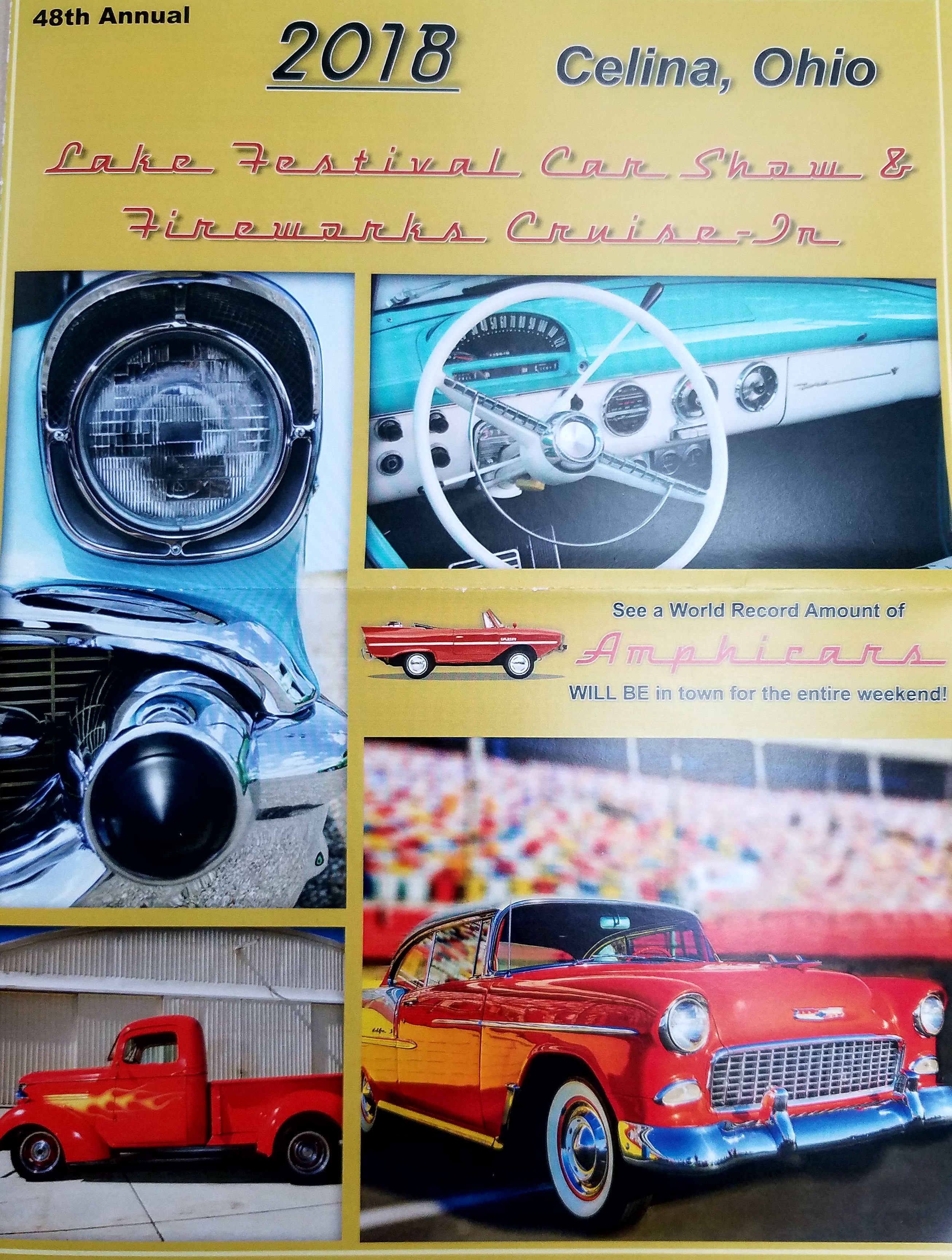 Lake Festival Car Show & Fireworks CruiseIn & Amphicars World Record