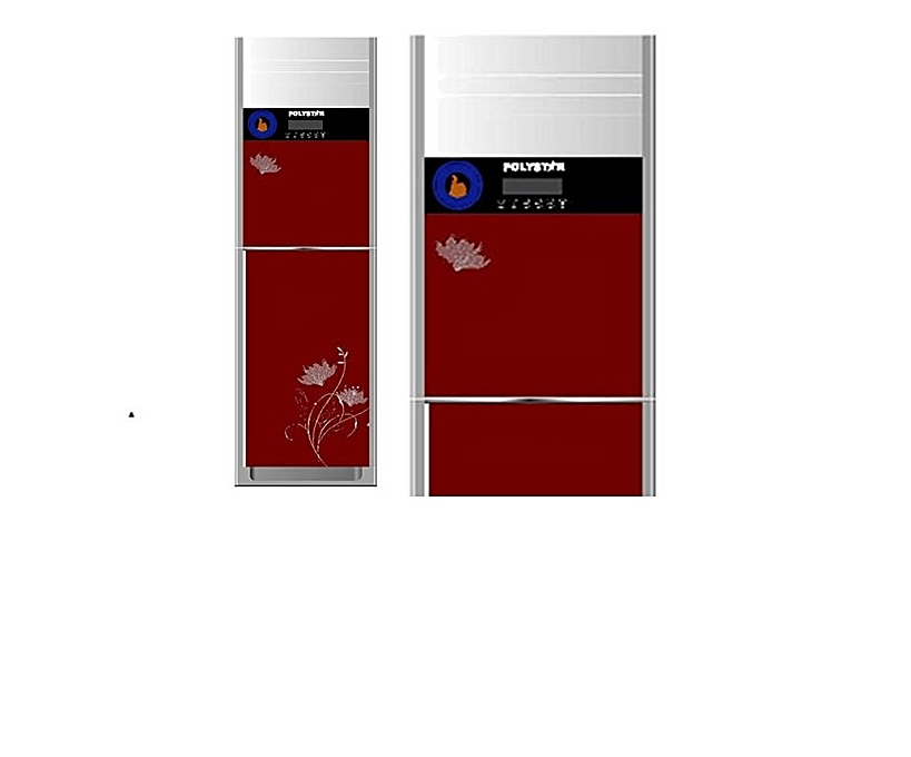 Polystar 3HP Floor Standing LED Air Conditioner, Auto Swing,307LED Red