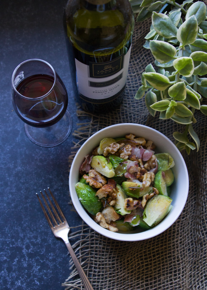 Recipes Slow living Brussels Sprouts with Pancetta and Walnut Crumbs See.Taste.Do