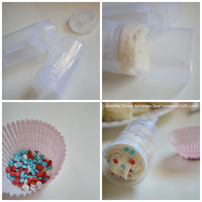 (recipe) 4th of july cake pushup pops See Vanessa Craft