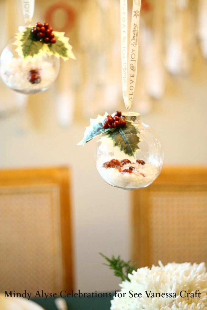 Craft Winter Mistletoe Ornament See Vanessa Craft