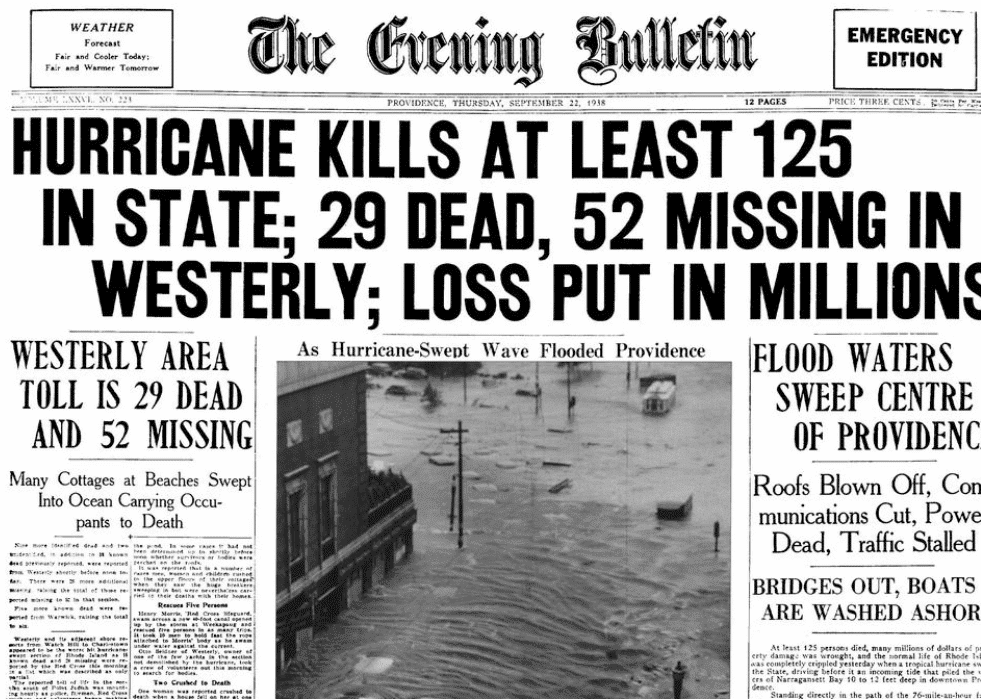 Surviving the Hurricane of 1938 Part 3 WESTERLY RI