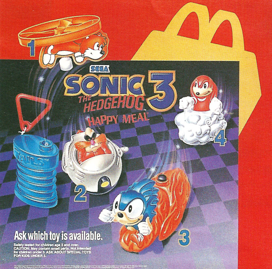 McDonald’s Collectibles book details the Sonic 3 Happy Meal » SEGAbits