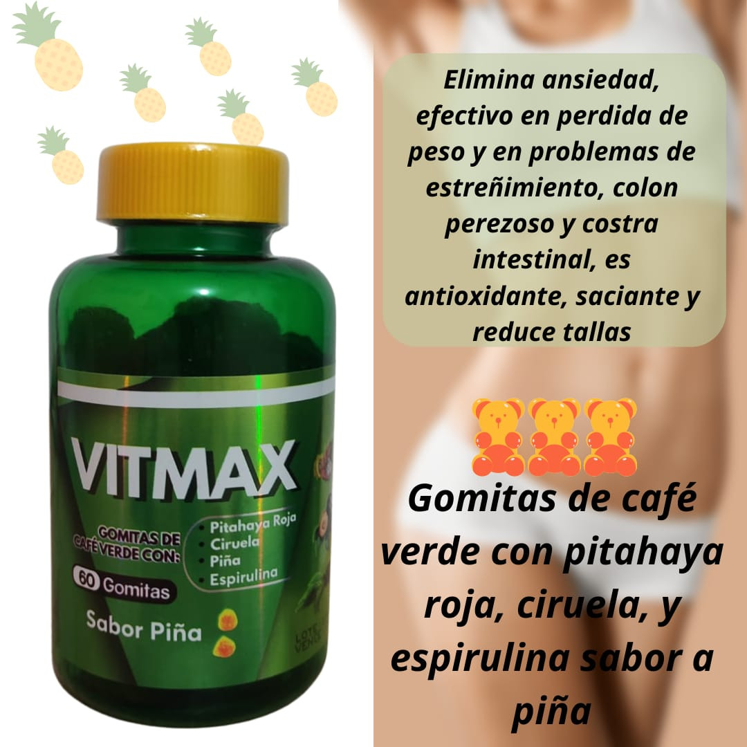 Gomitas de cafe verde VITMAX Segen MK