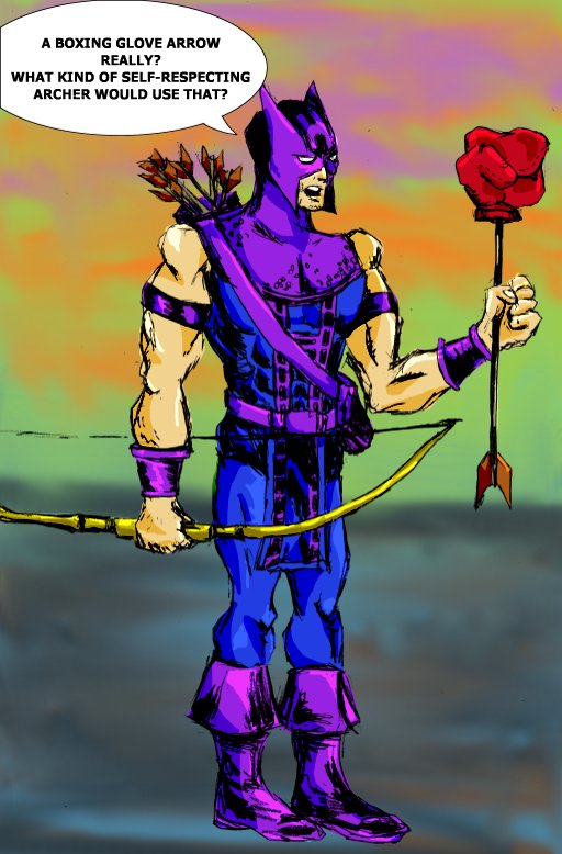 Weekly Sketch Group 241 Hawkeye