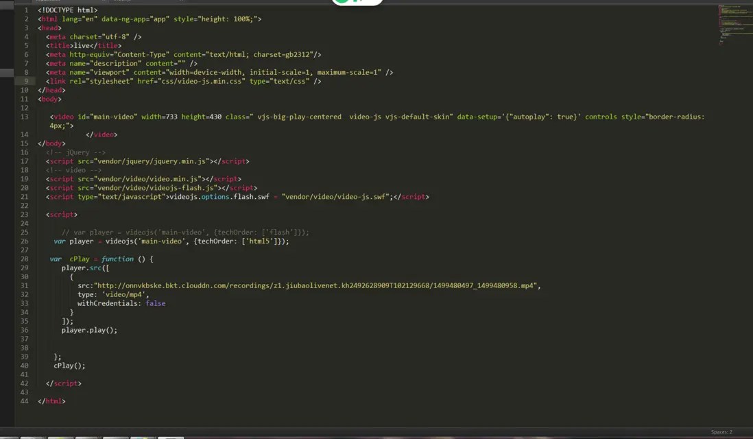 javascript videojs打开falsh播放器就播放不了，打开html5播放器没问题 SegmentFault 思否
