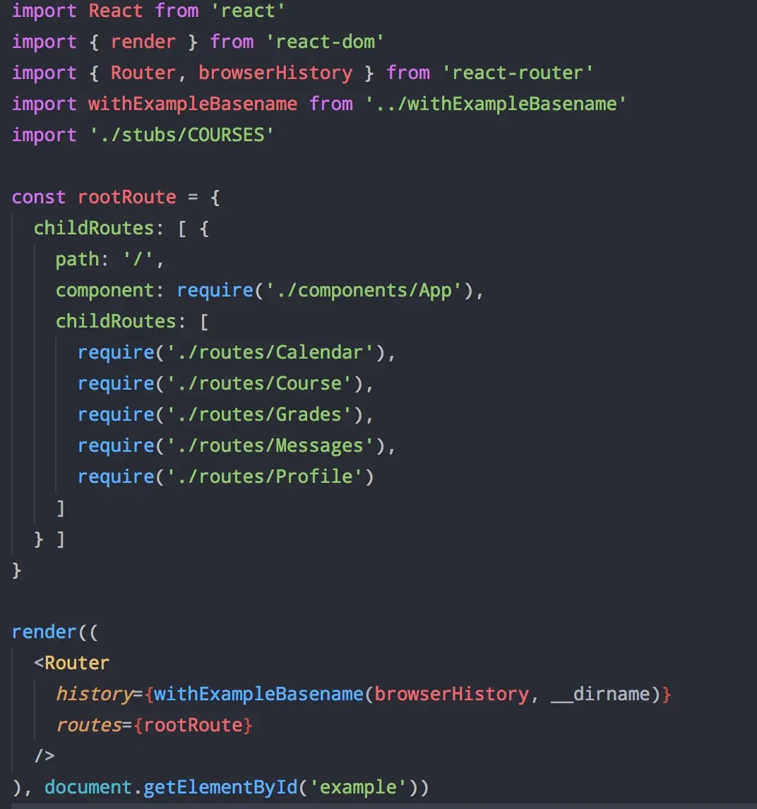 react.js ReactRouter动态路由设计最佳实践 前端技术 SegmentFault 思否