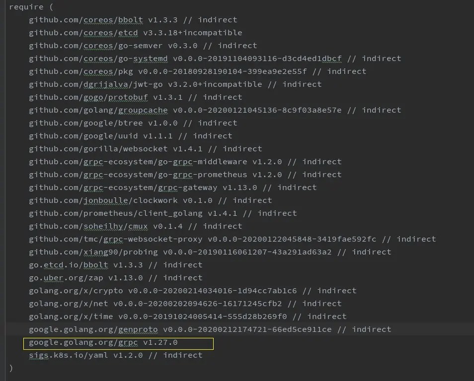 go etcd undefined resolver.BuildOption SegmentFault 思否