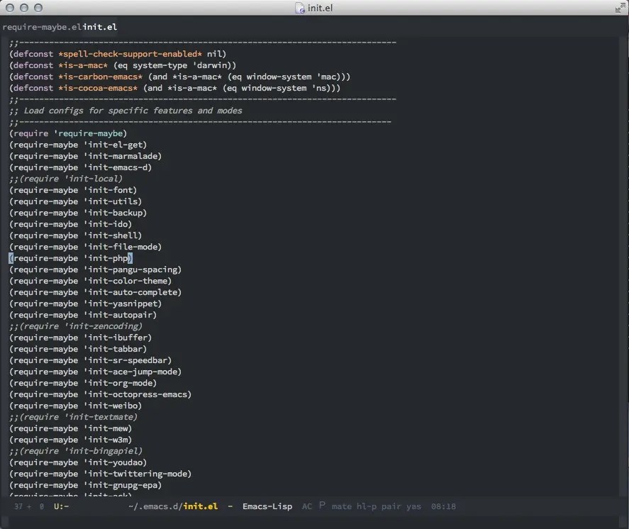 email Emacs启动日志 Time Machine SegmentFault 思否