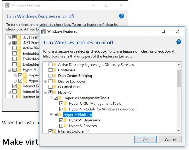 windows10 在Windows 10 系统上启用Hyper V遇到的错误：0x800f0831_个人文章 SegmentFault 思否