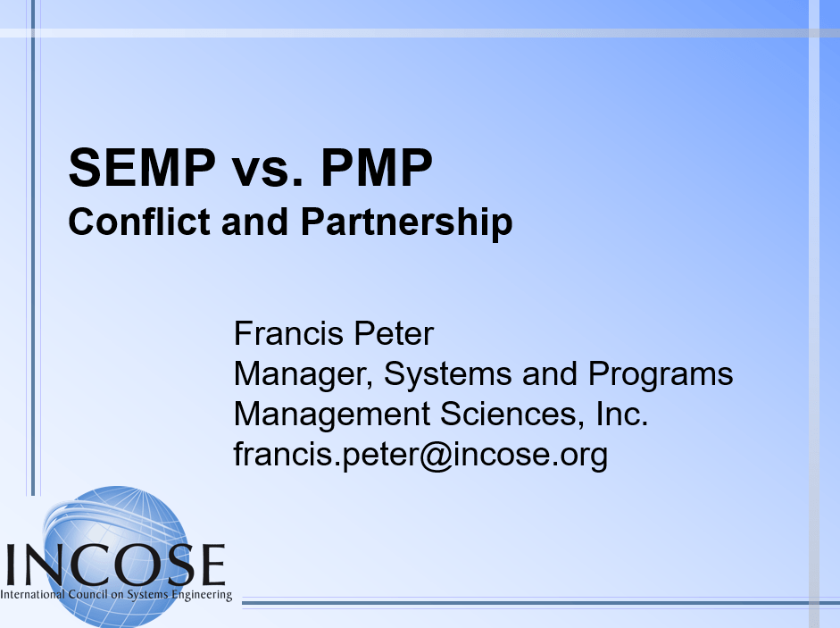 Systems Engineering Management Plan (SEMP) SE Goldmine