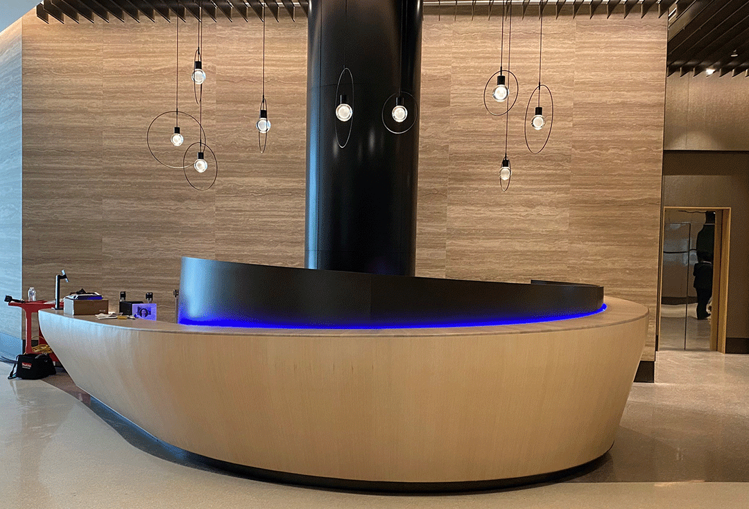 Custom Millwork Desk SEG Systems