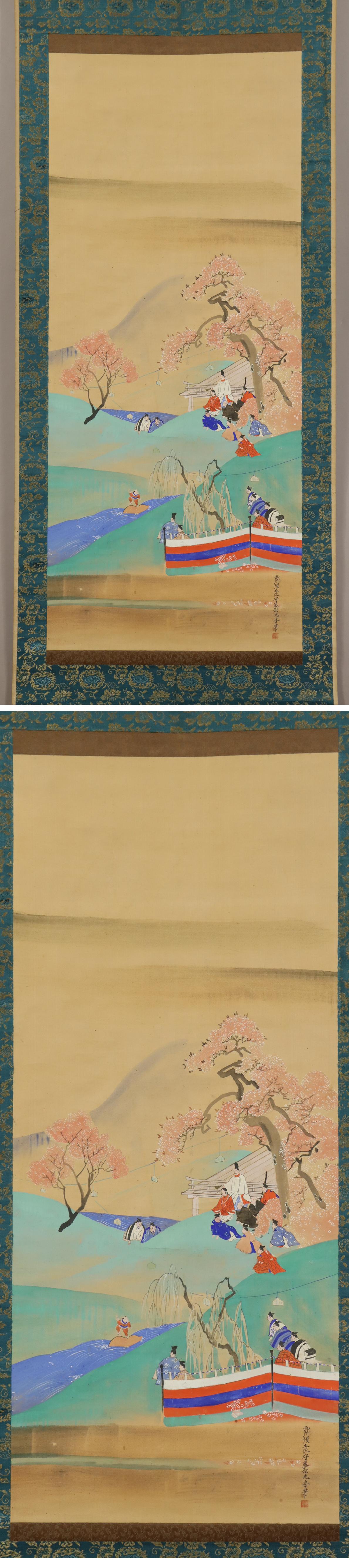 【傷や汚れあり】【模写】 土佐光孚 江戸期 桜 さくら お花見 絹本 掛軸 r747の落札情報詳細 ヤフオク落札価格検索 オークフリー