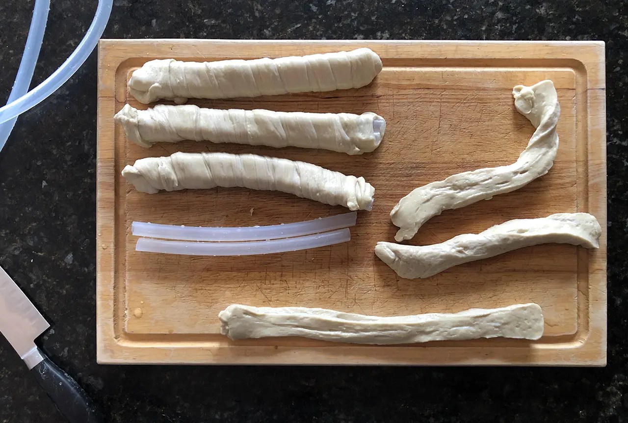 Vegan Fried Calamari Washed Flour Seitan with Starch Water Batter