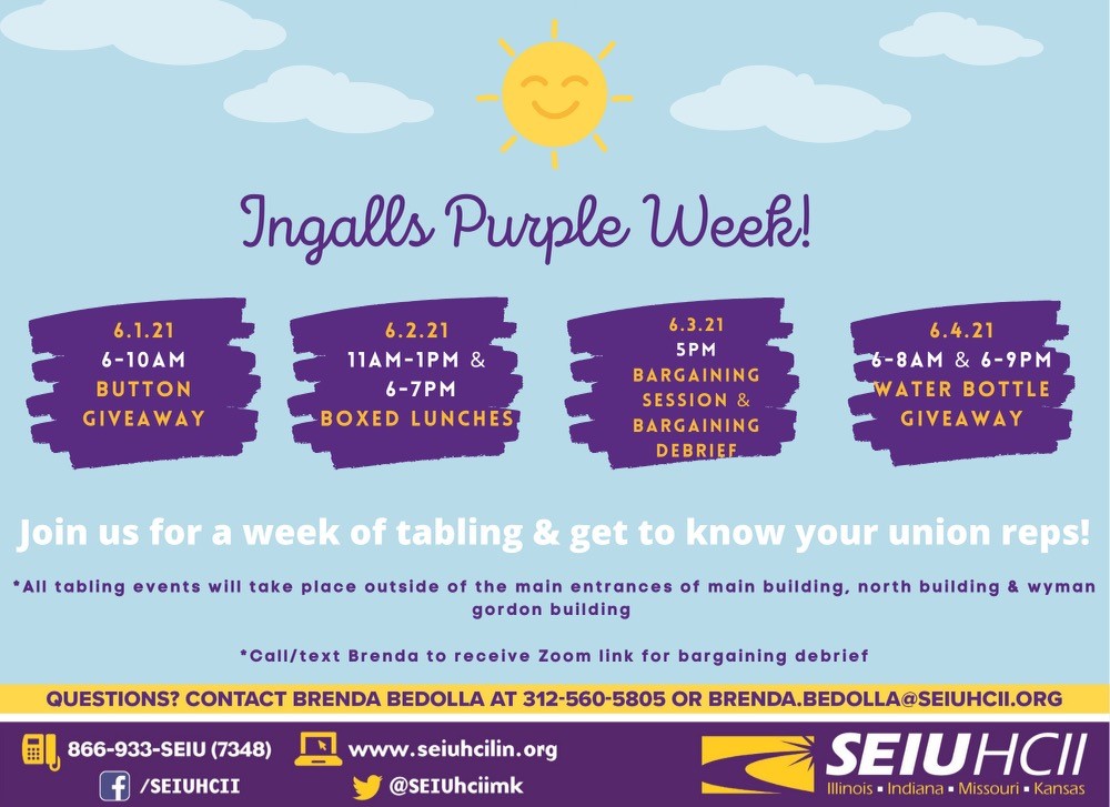 Ingalls Purple Week SEIU Healthcare