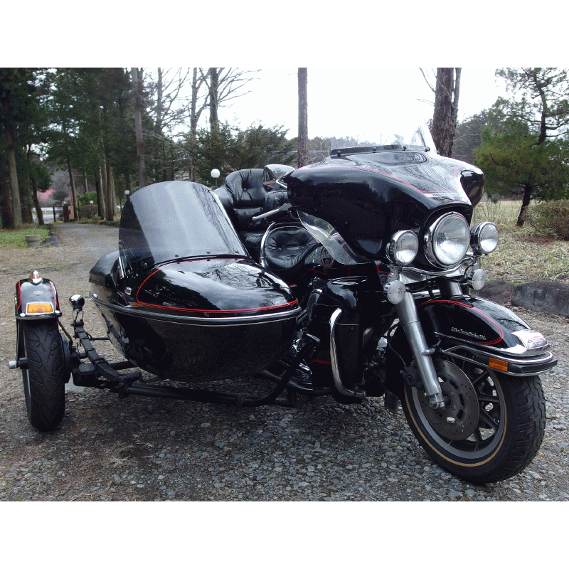 1989年 ハーレーダビットソンFLHTCULTRA＋サイドカー クラシックカー バイク 旧車 名車 サイドカー 個人売買お手伝いサイト
