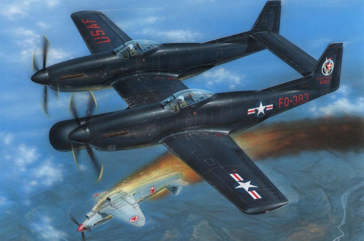 Kiprah Pesawat Tempur Unik F-82 Twin Mustang, Pencetak Kemenangan Udara  Pertama Dalam Perang Korea - Sejarah Militer