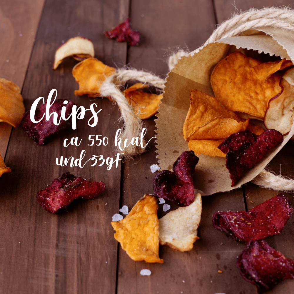 Chips und gesunde Alternativen selbstkreiert