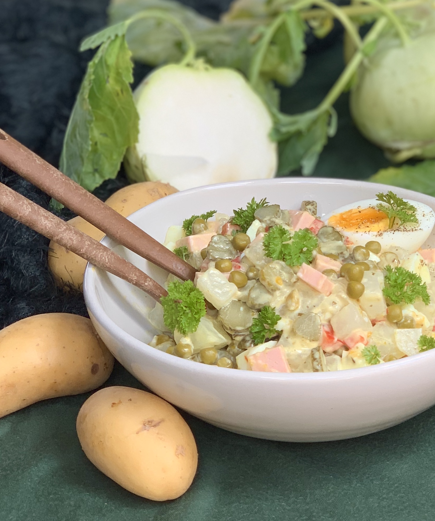 Fake Kartoffelsalat selbstkreiert