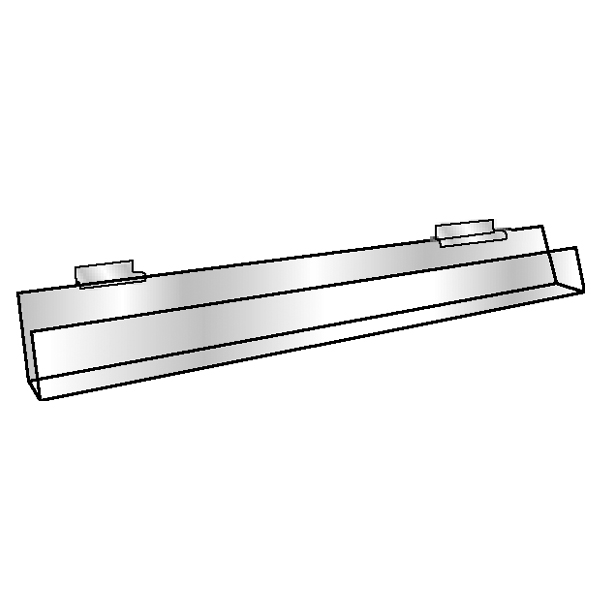 Acrylic Slatwall Greeting Card Holder.