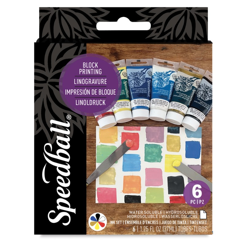 Speedball Block Printing Ink Starter Set