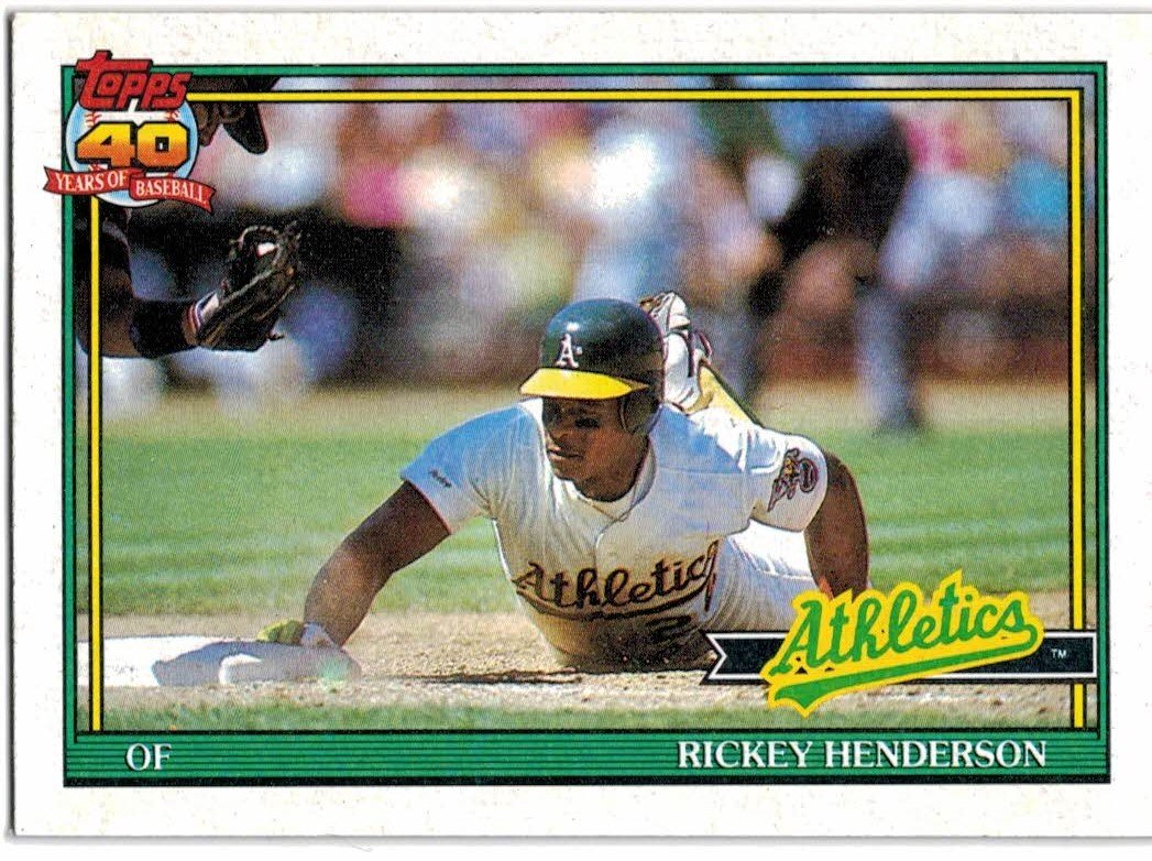 Most Valuable Rickey Henderson Baseball Cards A Guide