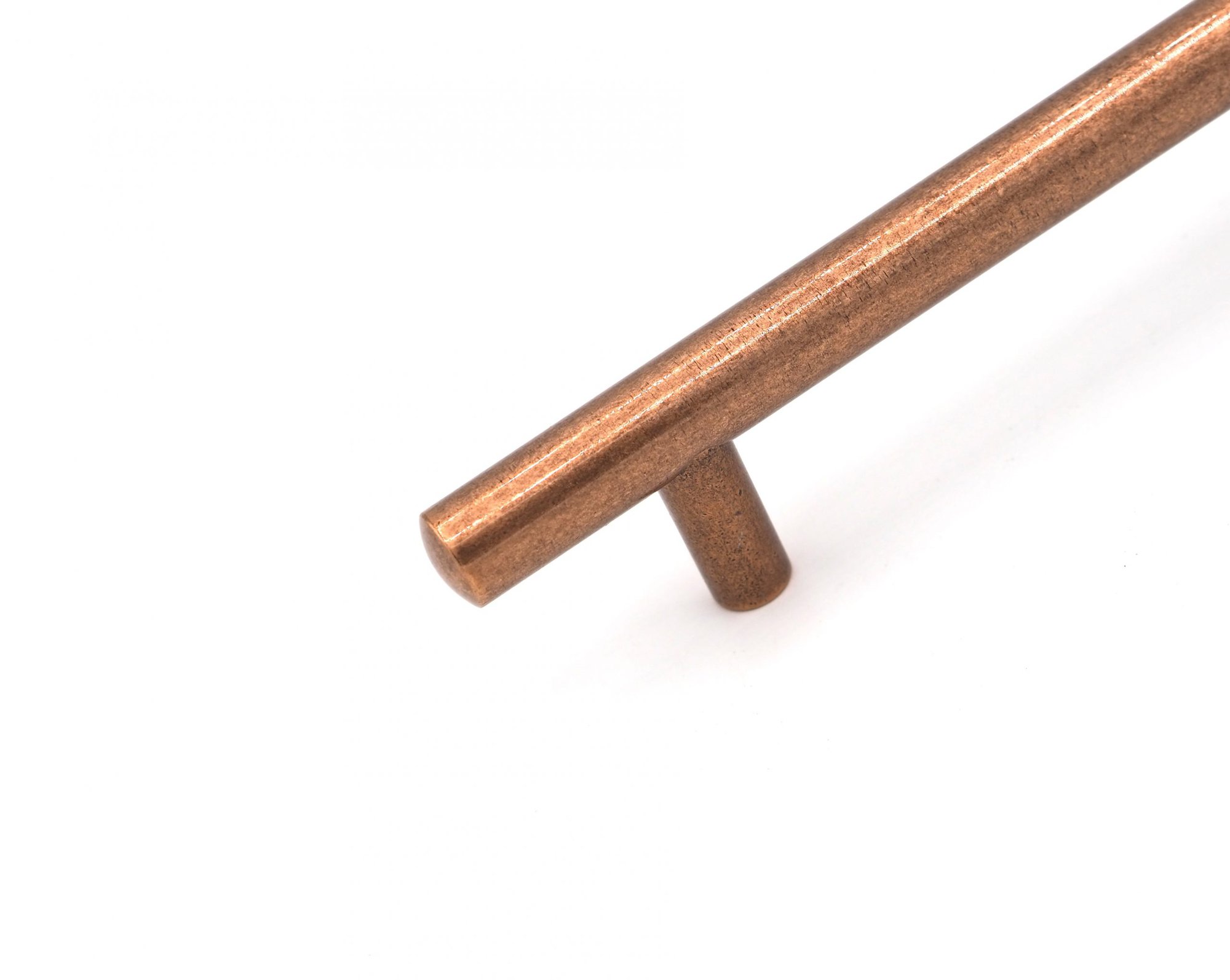 128mm Copper TBar Kitchen Cupboard Handle Select Components