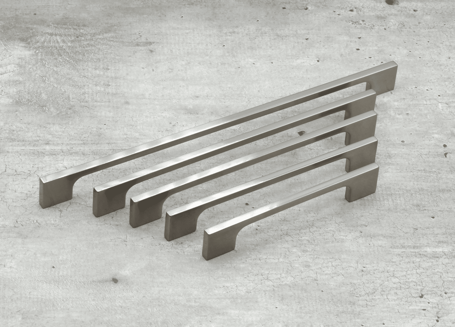 Brushed Nickel Slim Pull Handle Select Components