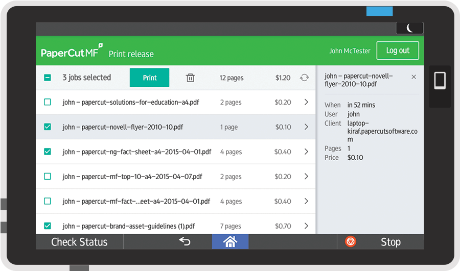 Ricoh Android (SOP G2) and PaperCut Select Technology Ltd