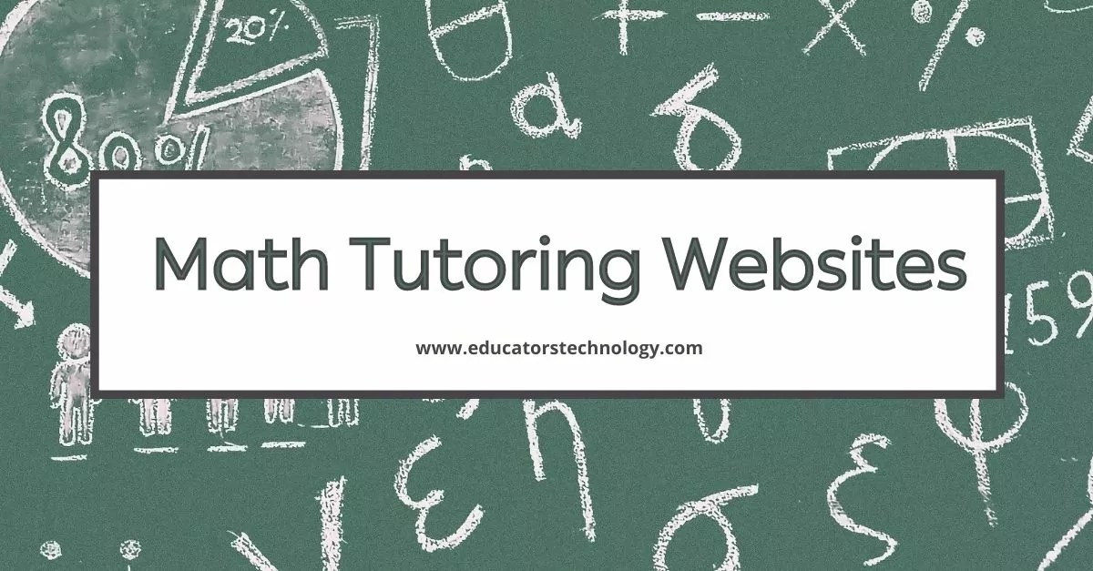 9 Good Online Math Tutoring Websites for Kids and Students Educational Technology and Mobile