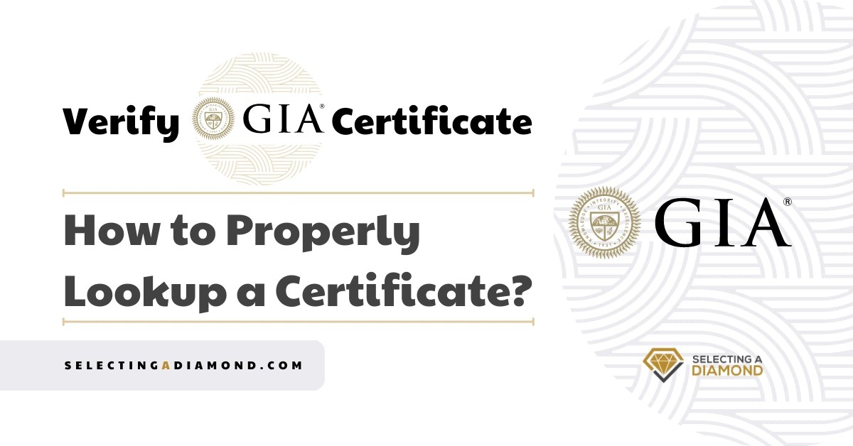 GIA Certificate Lookup How to Verify & Lookup a GIA Report