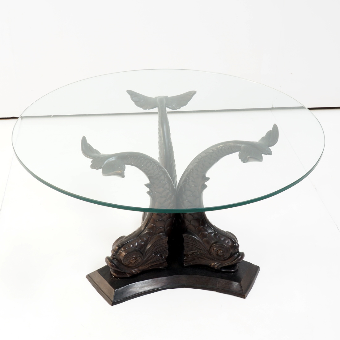1970's 'Koi Fish' coffee table in bronze, Italy Selective Collection