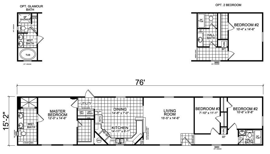 Single Wide Mobile Homes Factory Select Homes Lugoff, SC