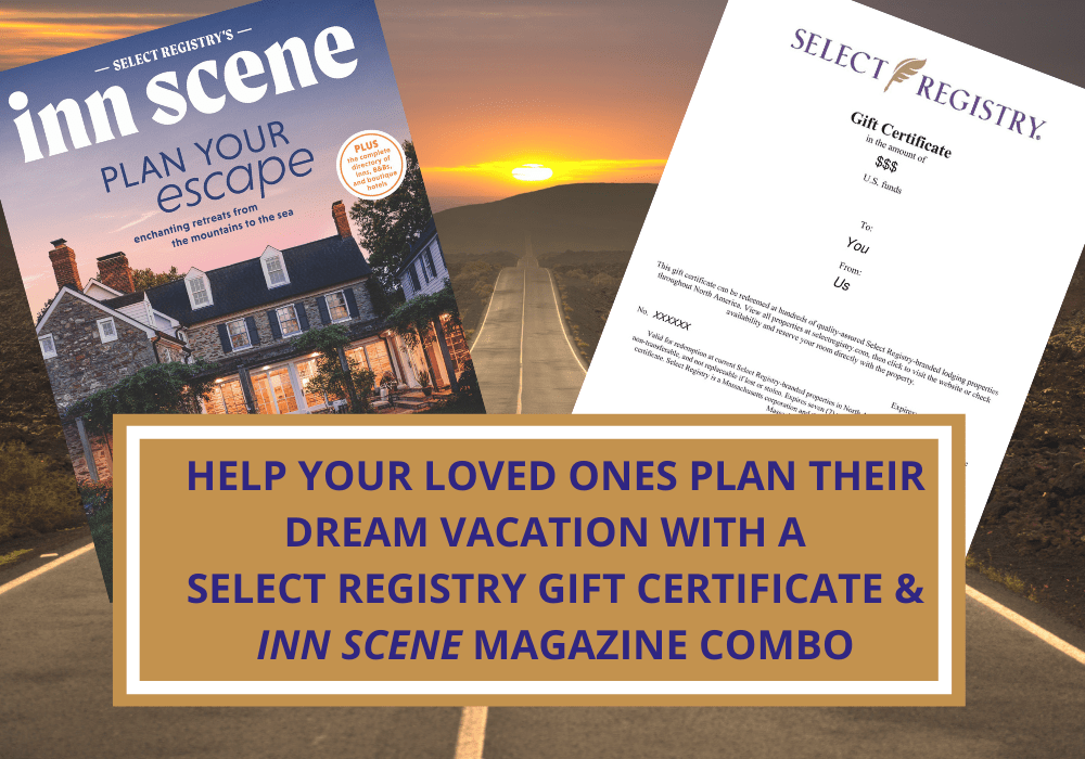 Select Registry Printed Gift Certificate with Inn Scene