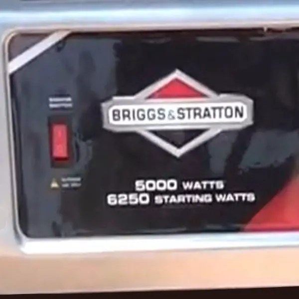 Briggs & Stratton 5000 Watt Portable Generator Error Codes & Fixes