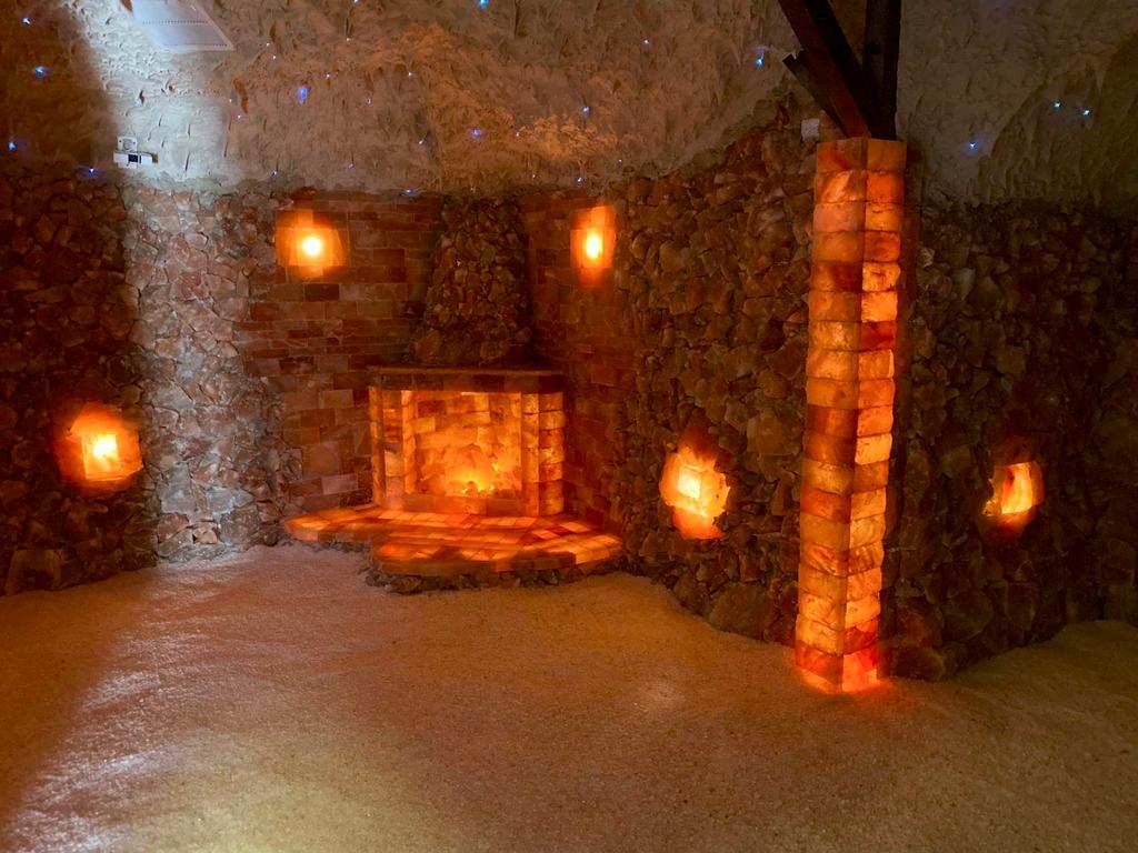 The Salt Cave Fireplace and Chimney Stack Addon Select Salt