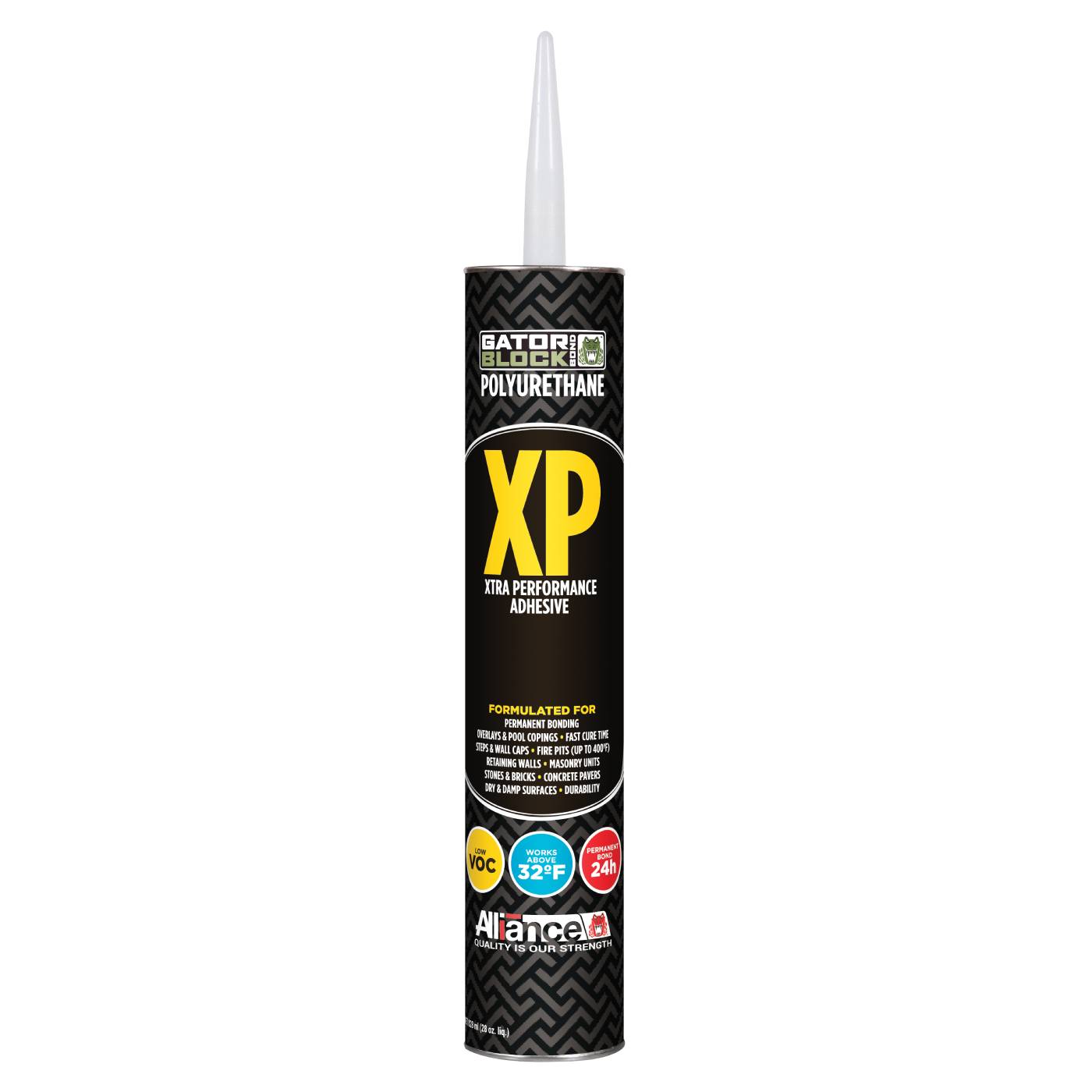 GATOR BOND XP POLYURETHANE ADHESIVE, LOW VOC 28 OZ. Select Stone