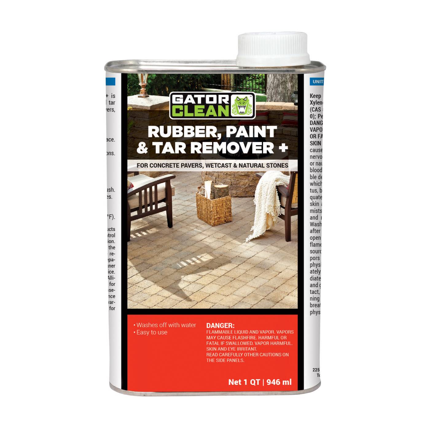 GATOR CLEAN RUBBER/PAINT/TAR REMOVER 1 QUART Select Stone