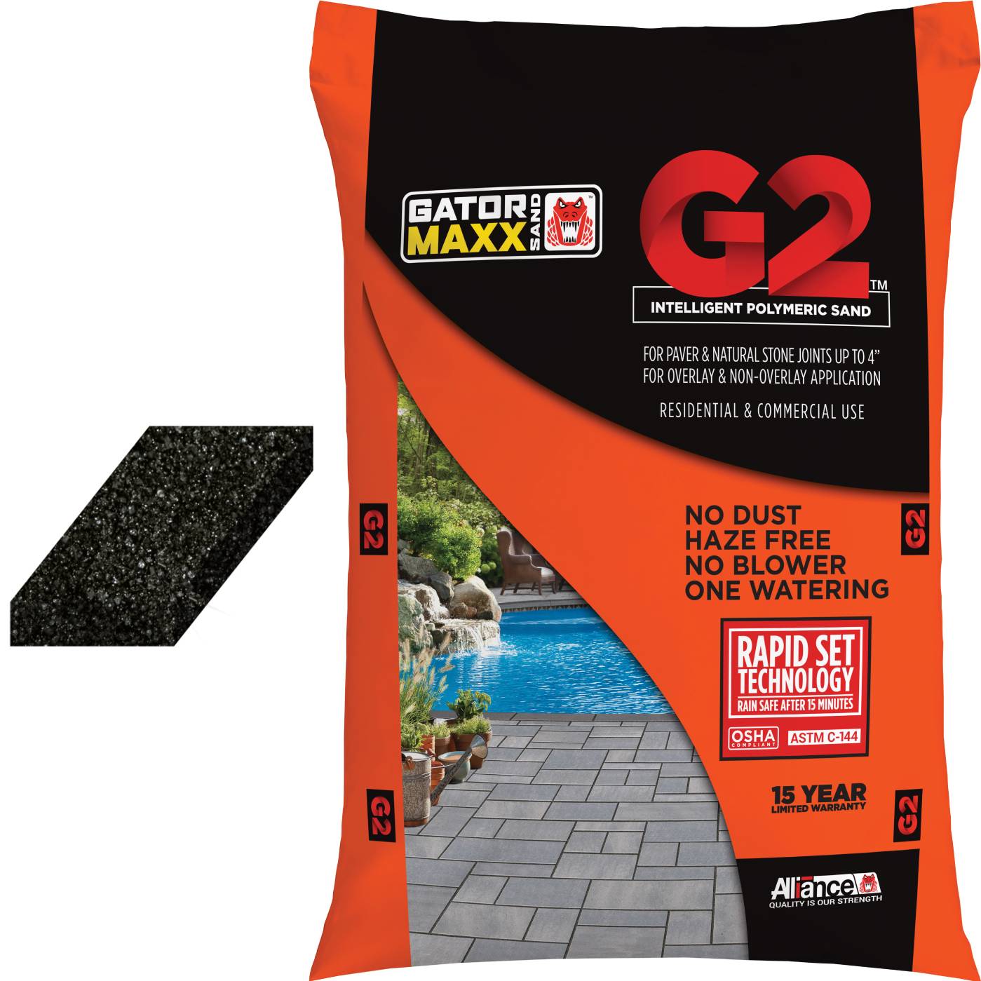 GATOR MAXX G2 POLYMERIC SAND (BLACK) 50LB Select Stone