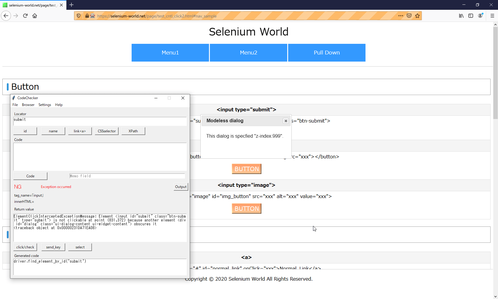 How Selenium works(input exceptions/3Firefox) Selenium World