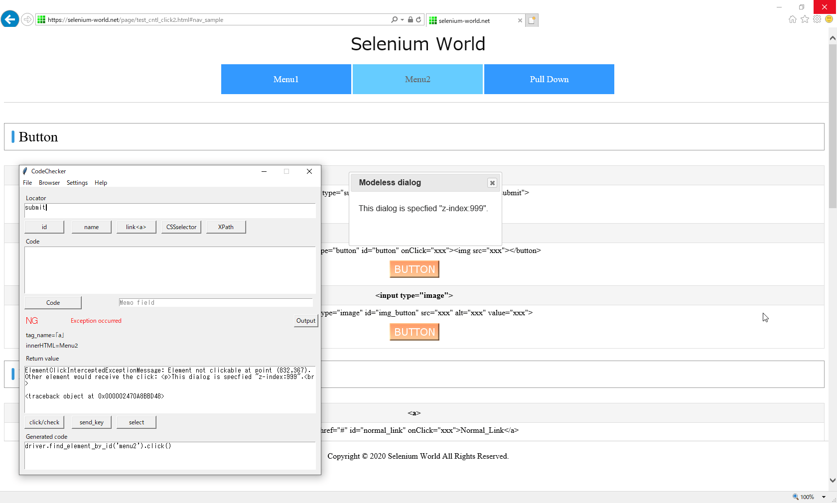How Selenium works(input exceptions/5IE) Selenium World