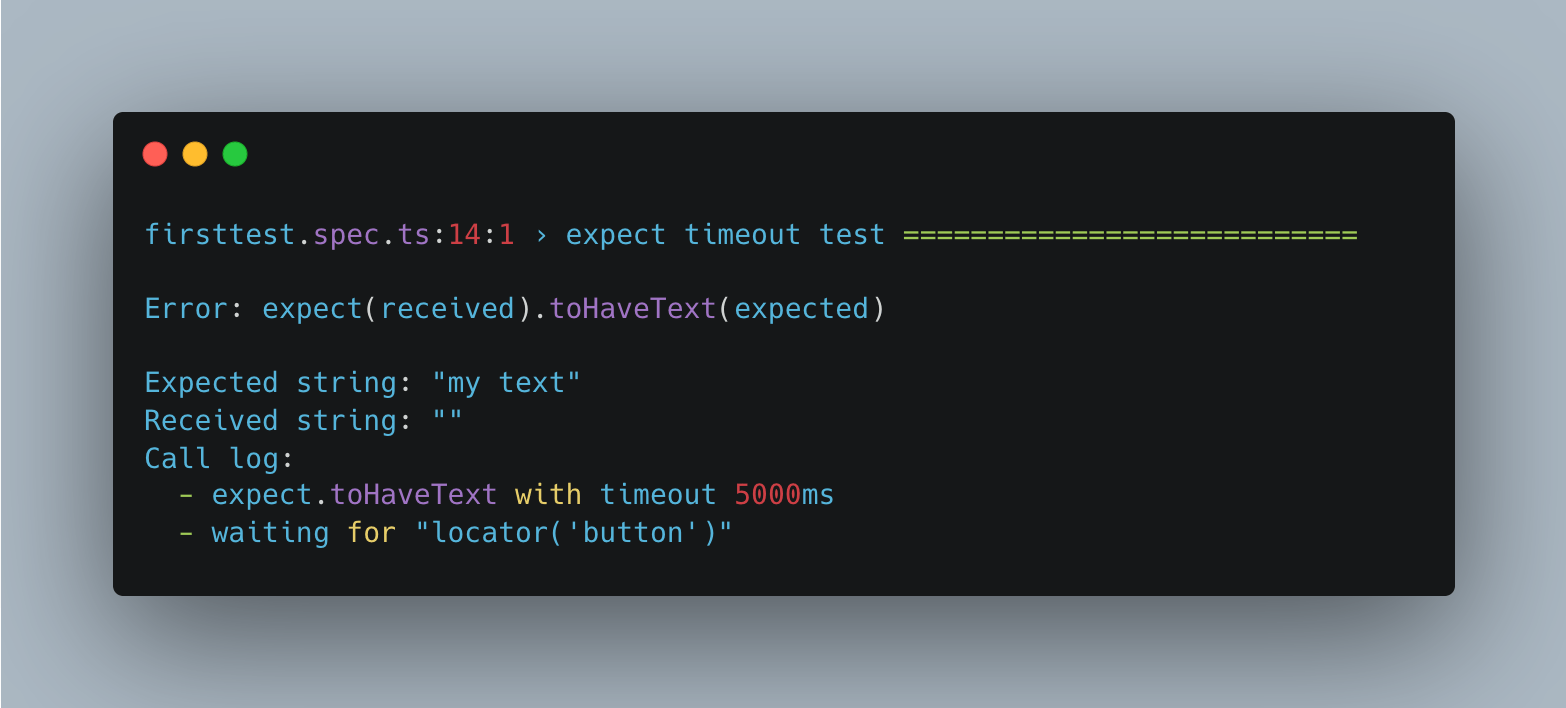 Playwright Timeouts TESTEROPS