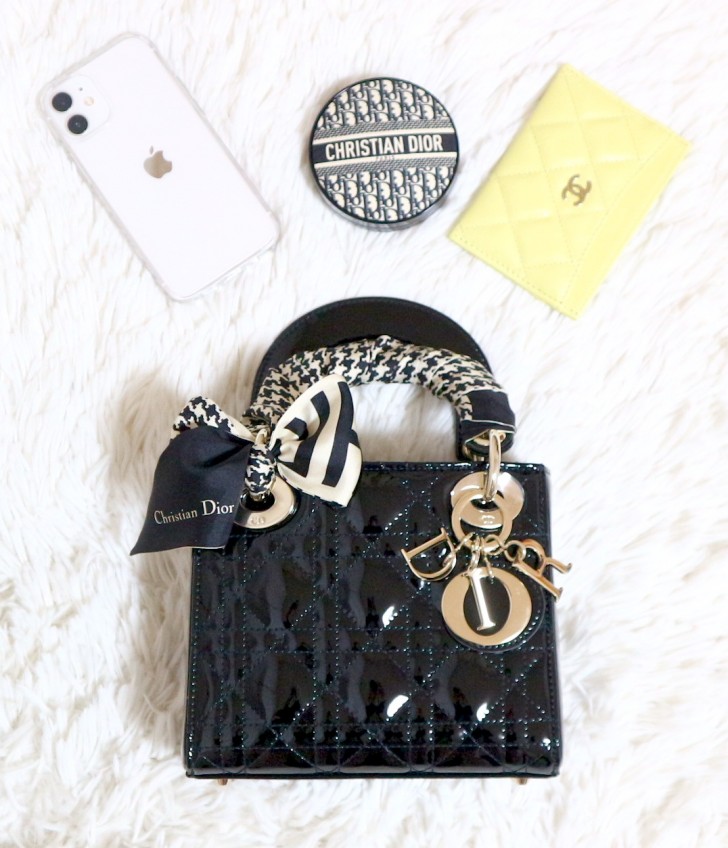 【Dior】レディディオールミニは使いにくい？荷物はどれくらい入るか検証してみた【サイズ感】 ひなファッション