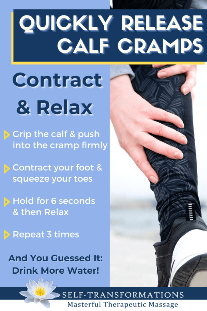 Quickly Relieve Painful Calf Cramps with Therapeutic Self Massage